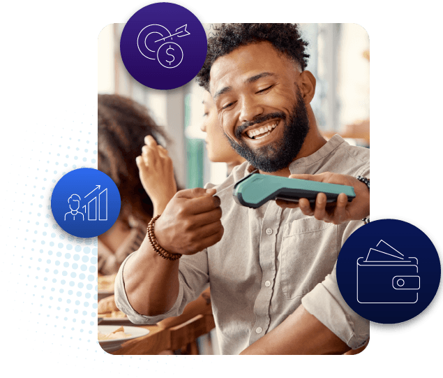 Credit union member making a secure and convenient digital payment